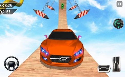 超级赛道汽车跳跃3D  v0.1图2